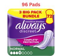Always Discreet Incontinence Pads Normal Bladder Leak Maternity Towels UK Womens