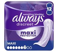 Always Discreet Incontinence Pads Women Ultimate Day 12 Count