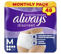 Always Discreet Incontinence Pants Women, Medium, Disposable Underwear Women,
