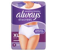 Always Discreet Incontinence Pants Women XL 7 Pants