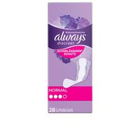 Always Discreet Incontinence Pads for Women Normal Pack 28, Absorb Odours and Moisture, Prevent Leakage