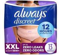 Always Discreet, Incontinence Underwear for Women, Maximum, XXL, 13 Count