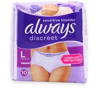 Always Discreet Incontinence Pants Normal Large 10