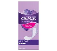 Always Discreet Liners Plus 20 Pads