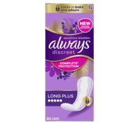 Always Discreet Long Plus Incontinence Liners - 20 pcs