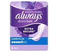 Always Discreet Pads Long Plus 8 Pack