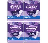 Always Discreet Incontinence Pads Women Long Plus 8 Pads