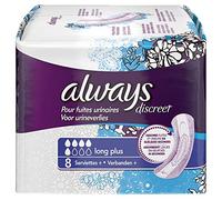 Always Discreet Long Plus Sanitary Towels for Incontinence and Bladder Control (Pack of 2)