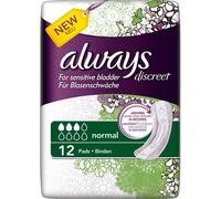 Always Discreet Incontinence Pads Normal 12 Pcs