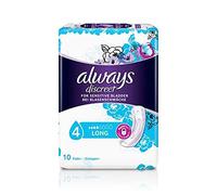 Always Discreet Incontinence Pads Plus Long, 10 Pads