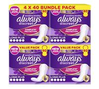 Always Discreet Plus Incontinence Liners for Sensitive Bladder - Pack of 160