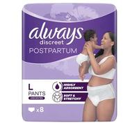 Always Discreet Postpartum Pants Large x 8