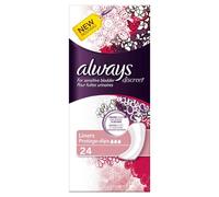 Always Discreet Sensitive Bladder Incontinence Panty Liners OdourLock Pack of 24