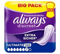 Always Discreet Ultimate Day Incontinence Pads for Women (Pack of 20)