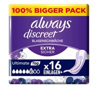 Always Discreet Ultimate Tag Big Pack Comfortable And Discreet 16 Pieces