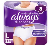 Always Discreet Pants Plus Large 8'S