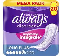 ALWAYS Discreet Women's Absorbent Panty Pads for Incontinence 20 Pads