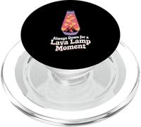 Always Down For Lava Lamp Moment Volcano Lover Geologist PopSockets PopGrip for MagSafe