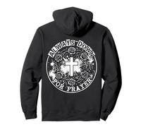 Always Down For Prayer Cross Pullover Hoodie