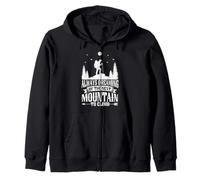 Always Dreaming Of The Next Mountain To Climb Hiking Hiker Zip Hoodie