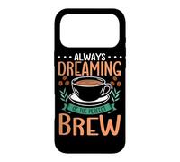 Always Dreaming Of The Perfect Brew Barista Espresso Coffee Case for iPhone 17 Pro Max