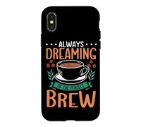 Always Dreaming Of The Perfect Brew Barista Espresso Coffee Case for iPhone X/XS