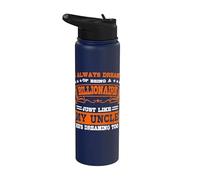 Always Dreaming to be a Billionaire Uncle Niece Nephew Stainless Steel Insulated Water Bottle
