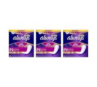 Always Expert Daily Extra Protection Normal Pantyliners, 48 Count, Pack of 3