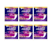 Always Expert Daily Extra Protection Normal Pantyliners, 48 Count, Pack of 6