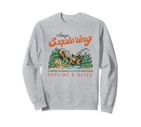 Always Exploring - Campfire Wilderness Outdoor Adventures Sweatshirt