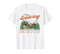 Always Exploring - Campfire Wilderness Outdoor Adventures T-Shirt