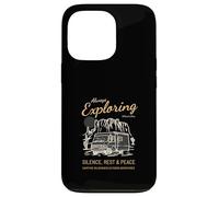 Always Exploring Silence Rest Peace (Camper Nature Graphic) Case for iPhone 13 Pro