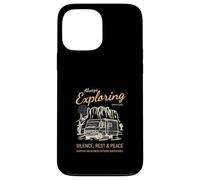 Always Exploring Silence Rest Peace (Camper Nature Graphic) Case for iPhone 13 Pro Max