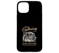 Always Exploring Silence Rest Peace (Camper Nature Graphic) Case for iPhone 15 Plus
