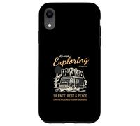Always Exploring Silence Rest Peace (Camper Nature Graphic) Case for iPhone XR