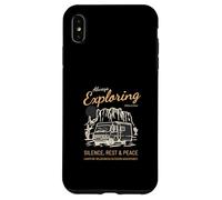 Always Exploring Silence Rest Peace (Camper Nature Graphic) Case for iPhone XS Max