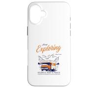 Always Exploring Silence Rest Peace (Nature Camping Graphic) Case for iPhone 16 Plus