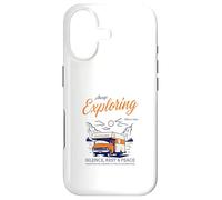 Always Exploring Silence Rest Peace (Nature Camping Graphic) Case for iPhone 17
