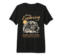 Always Exploring Silence Rest Peace Nature Hiking Statement Premium T-Shirt