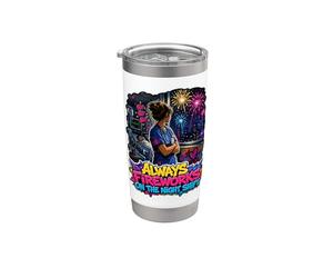 Always Fireworks On The Night Shift Stainless Steel Insulated Tumbler