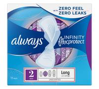 Always Infinity FlexProtect Long Pads with Wings 11 Pack