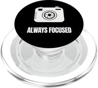 Always Focused Camera Icon Photography Inspired Design PopSockets PopGrip for MagSafe