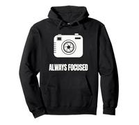 Always Focused Camera Icon Photography Inspired Design Pullover Hoodie