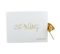 Always & Forever Gold Foil "Our Wedding" Guest Book WG703