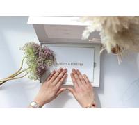 Always & Forever Smart HD Image & Video Memory Book Greeting Card Album | Electronic Photo Book | Personalised Digital Photo Frame Gift for Valentine’s Day,Mother’s Day, Anniversary (10-Inch Screen)