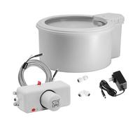 Always Full® 7" Pet Water Bowl and Wall Unit Bundle - Self-Refilling, Clean Filtered Water, Easy Home Connection, App-Enabled Hydration Tracking, Cat and Dog Water Bowls