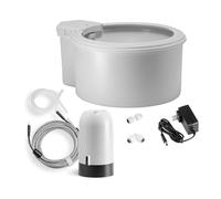 Always Full® 9" Pet Water Bowl and Bottle Pump Bundle, Self-Refilling, Clean Filtered Water, App-Enabled Hydration Monitoring, Easy Upgrade to Wall Unit, Cat and Dog Water Bowls