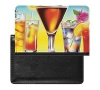 Always Happy Hour Passport Cover Protector Rfid Blocking Passport Holder Id Card Holder Secure Travel Wallet Organizer for Passport Tickets Credit Cards, style, One Size