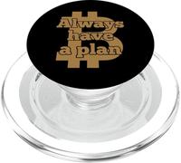 Always have a plan B. Btc Bitcoin PopSockets PopGrip for MagSafe