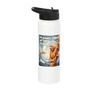 Always Hungry Or Tired Or Both Cute Sloth Stainless Steel Insulated Water Bottle